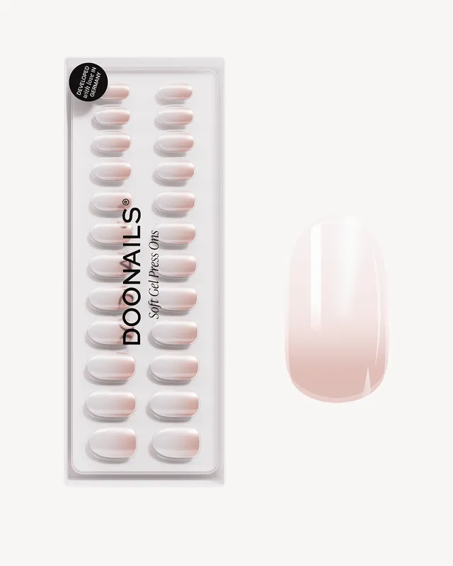 doonails-glazed-babyboomer-medium-round-soft-gel-press-ons image 1