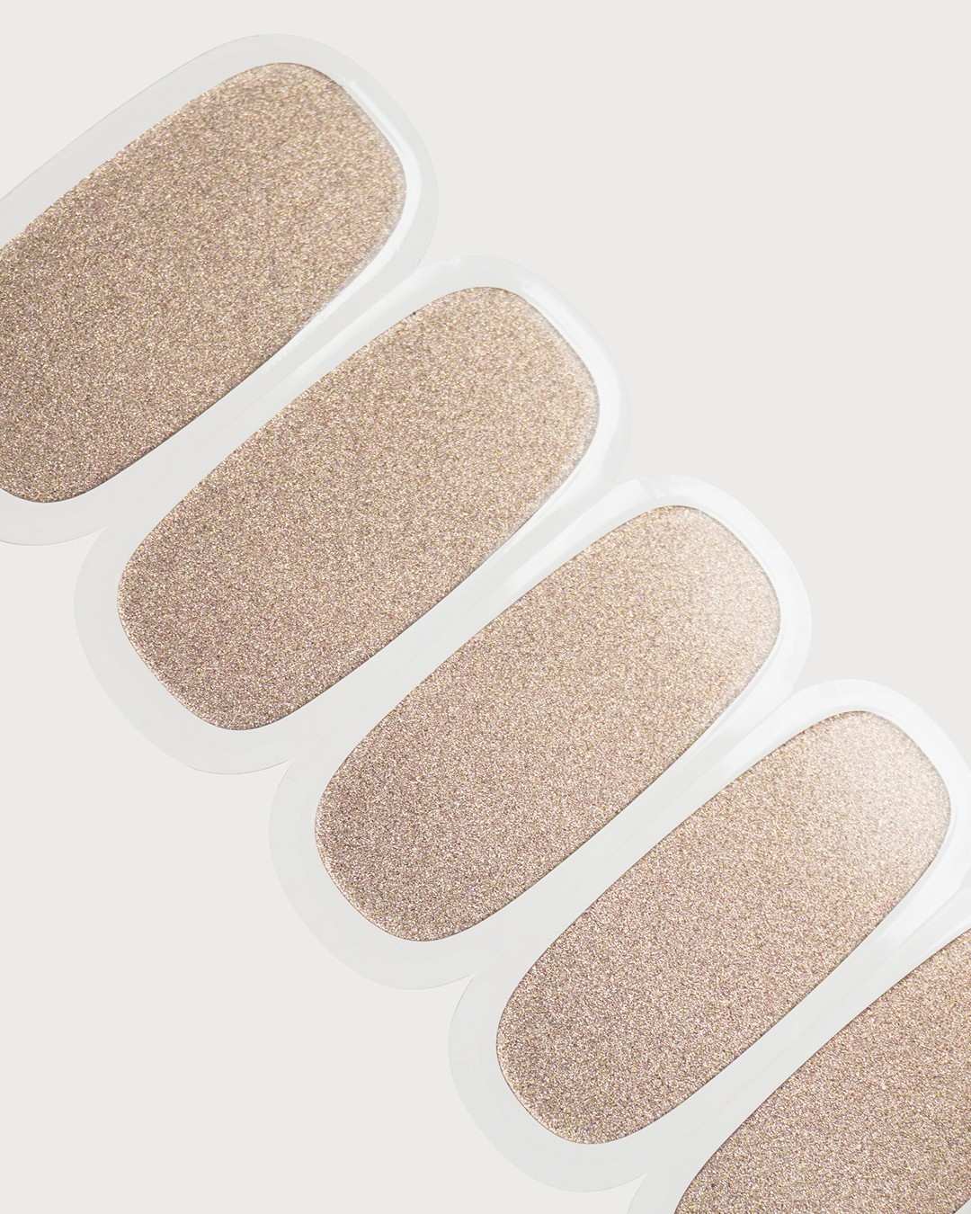 doonails-gold-shimmer-uv-gel-strips-bronze-gold-glitzer image 5