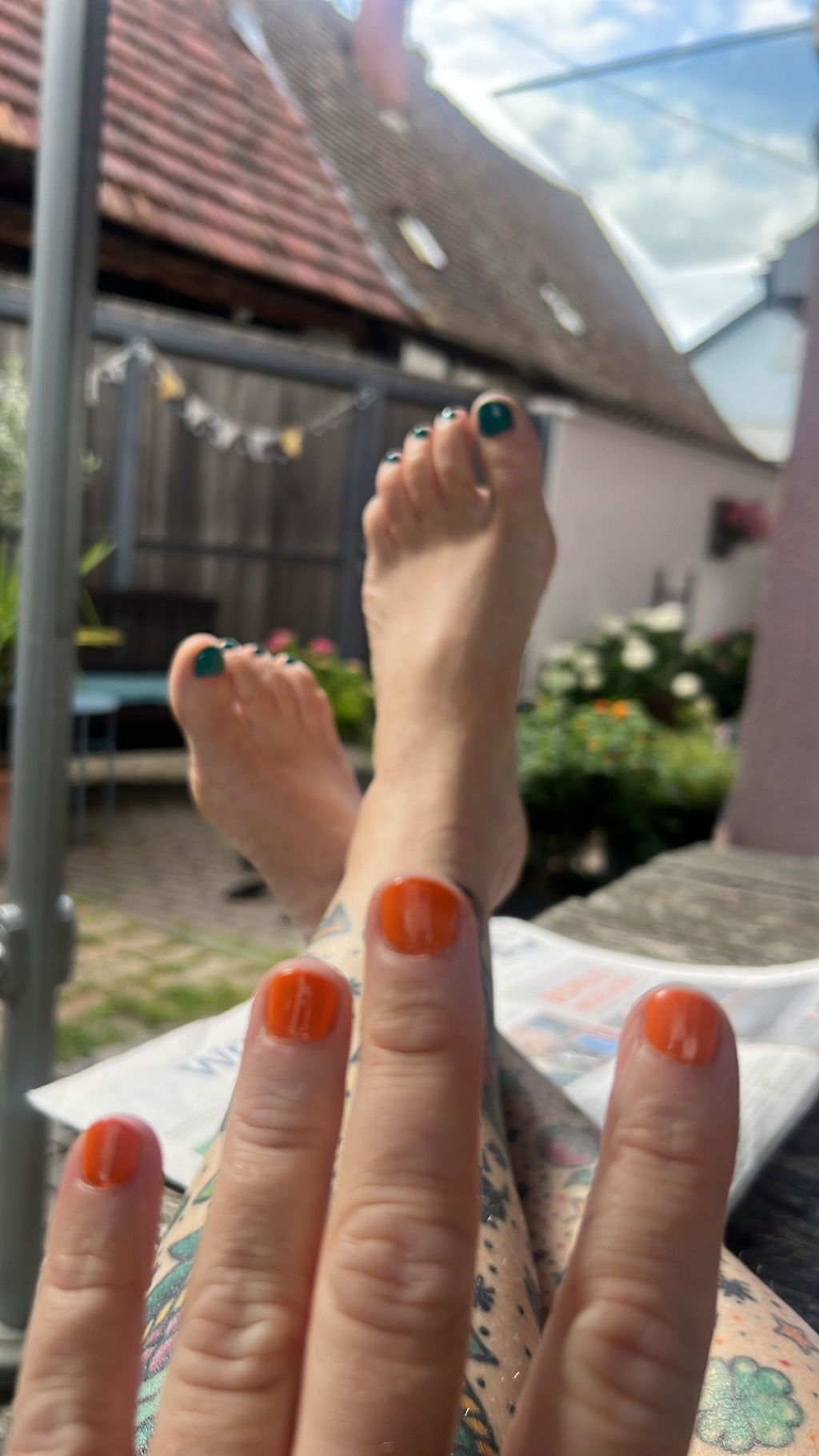 Sonniges Orange