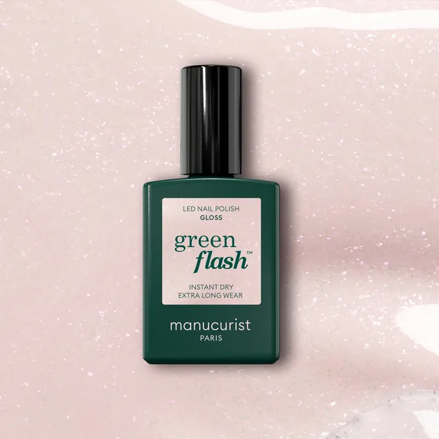 manucurist-green-flash-gloss-semipermanenter-nagellack-wei-mit-rosa-perlglanzsch image 1