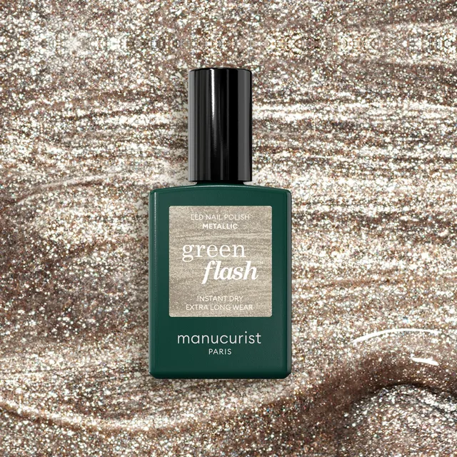 manucurist-metallic-green-flash-semi-permanenter-nagellack-kaltes-gold image 1