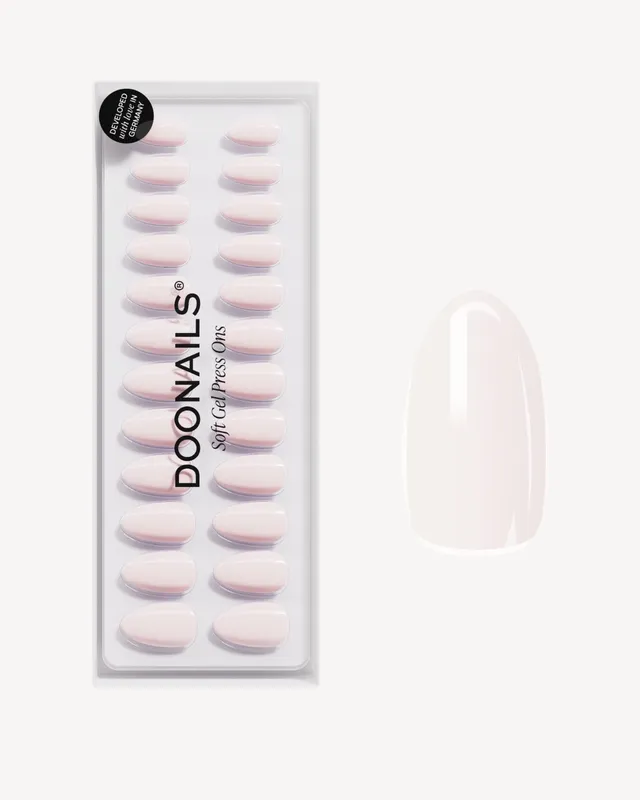 doonails-pillow-talk-short-almond-soft-gel-press-ons-pudriges-wei image 1