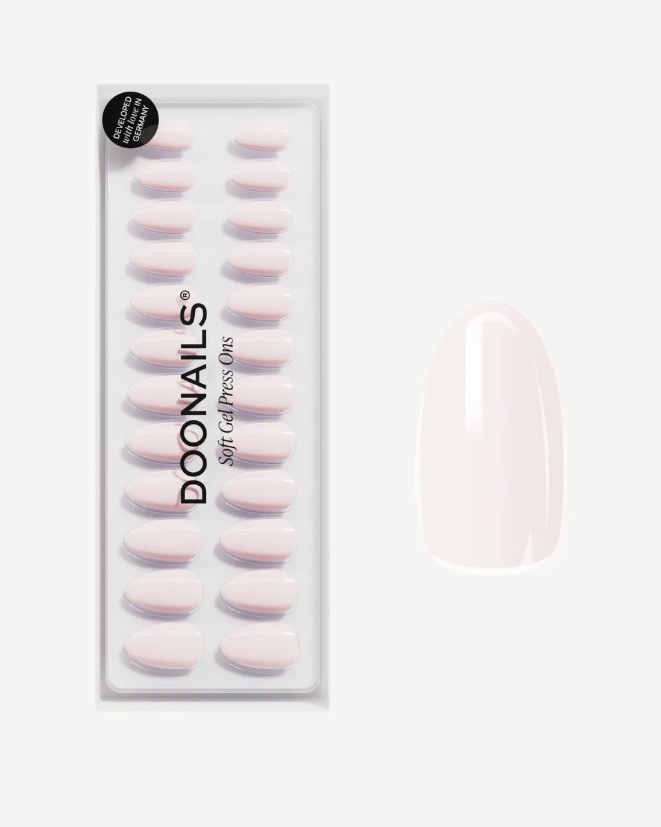 doonails-pillow-talk-short-almond-soft-gel-press-ons-pudriges-wei image 1