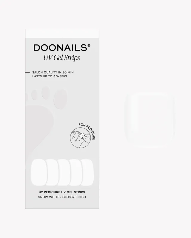 doonails-snow-white-pedik-re-uv-gel-strips image 1