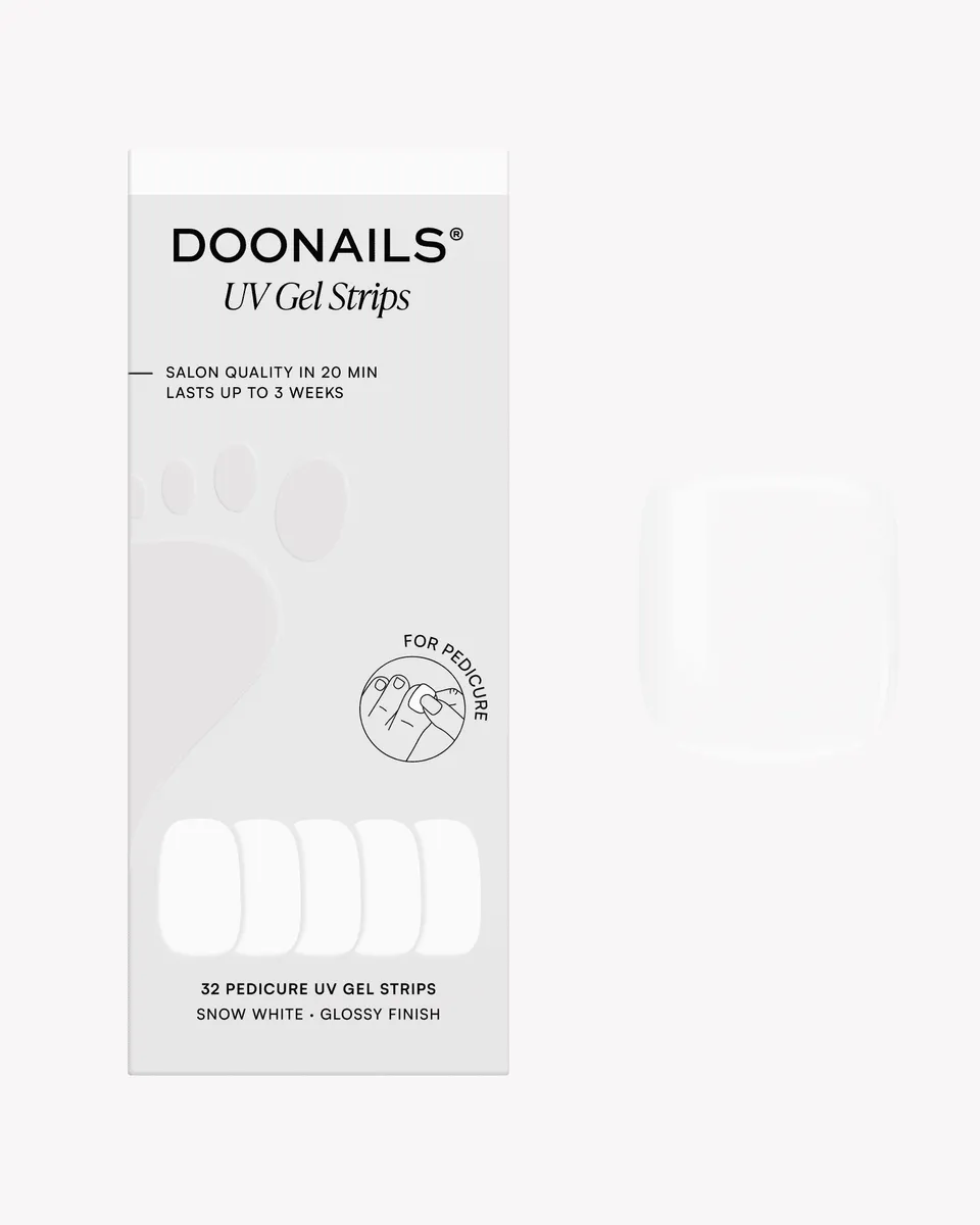 doonails-snow-white-pedik-re-uv-gel-strips image 1