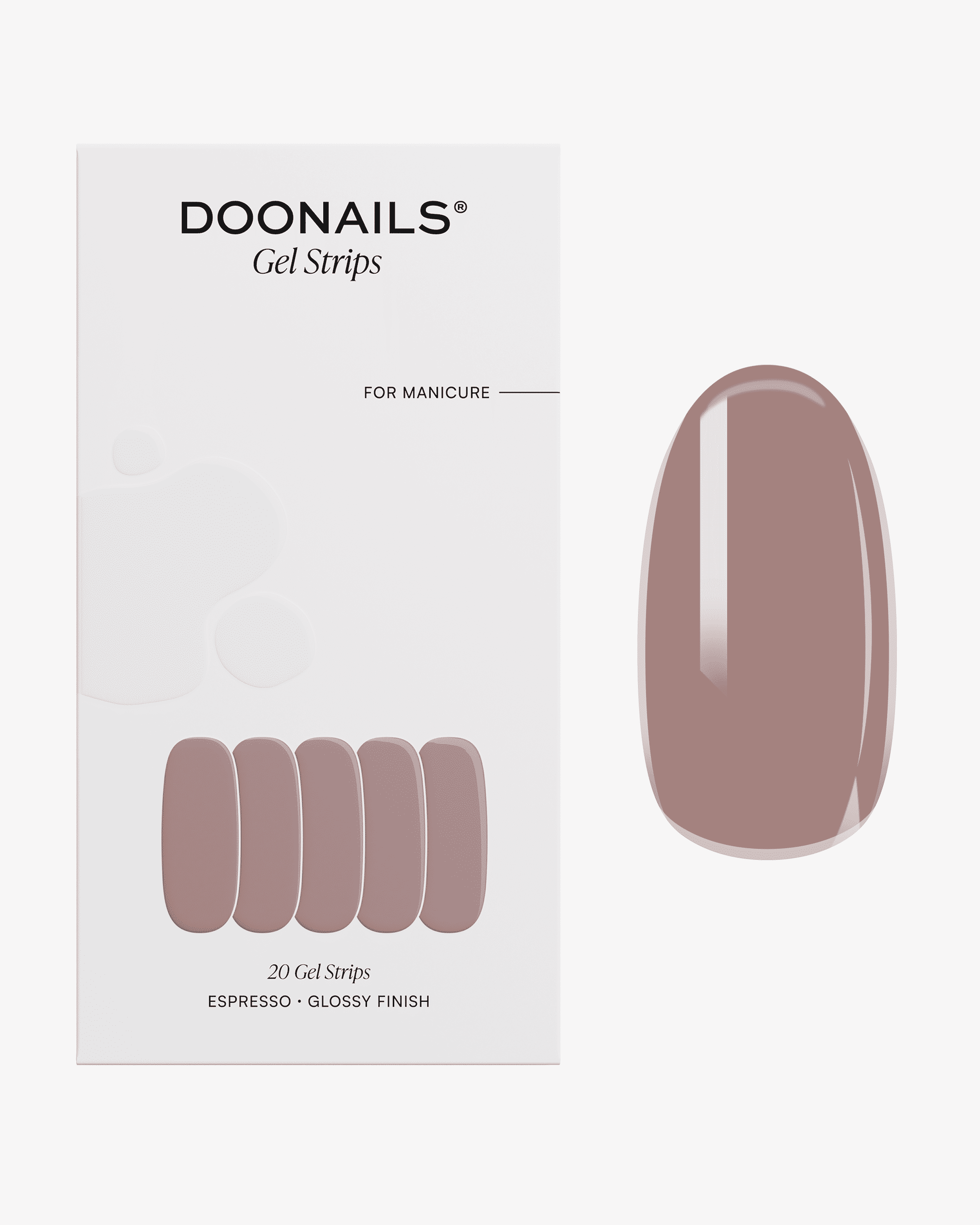 doonails-espresso-uv-gel-strips-warmes-braun image 1