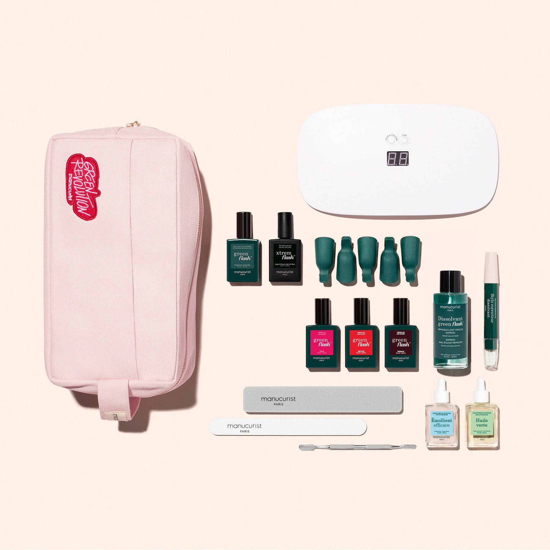 manucurist-green-flash-necessaire-addict-vollst-ndiges-semi-permanent-kit-mit-ta image 2