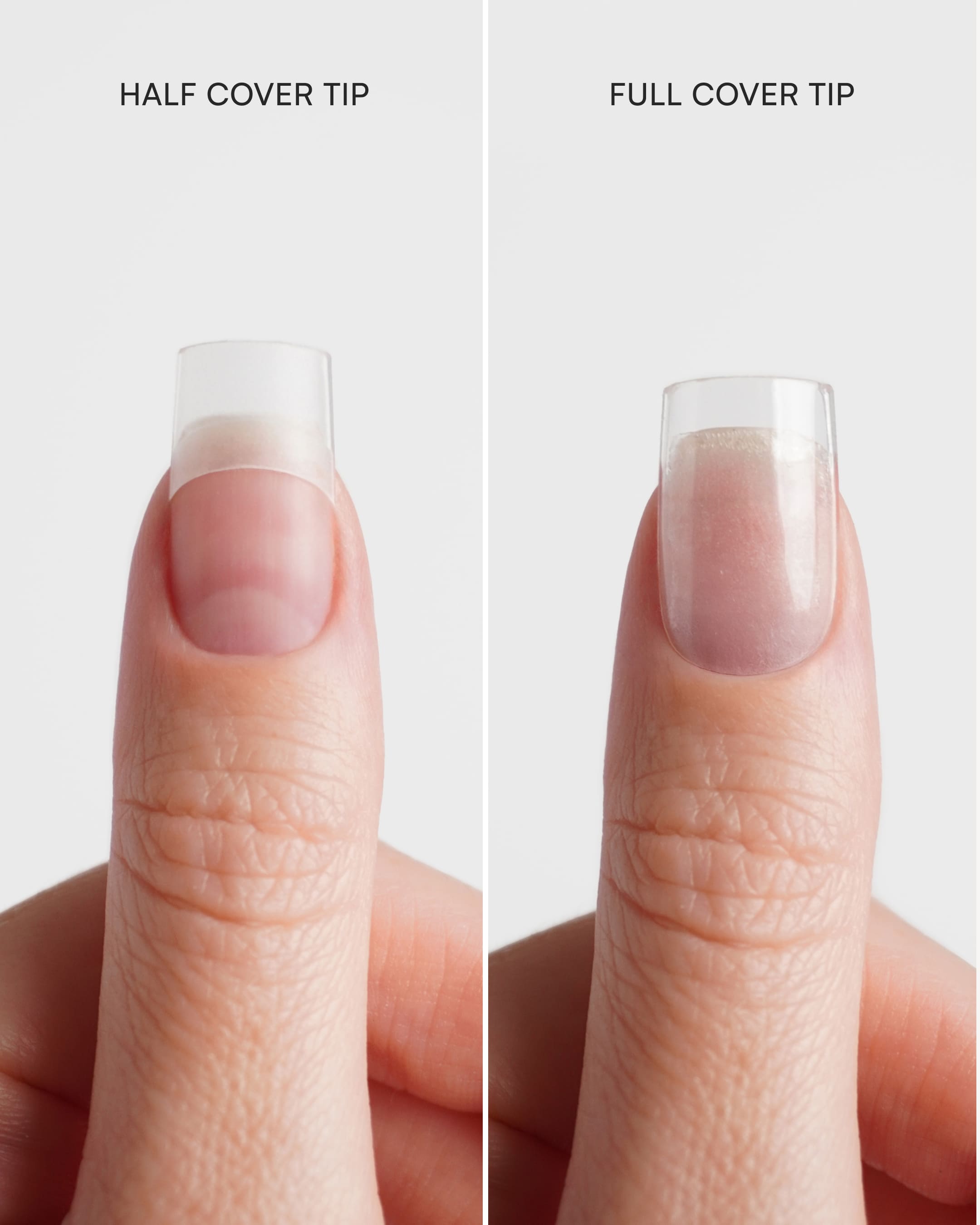 doonails-fake-tips-100-stk-full-half-cover-transparent image 6