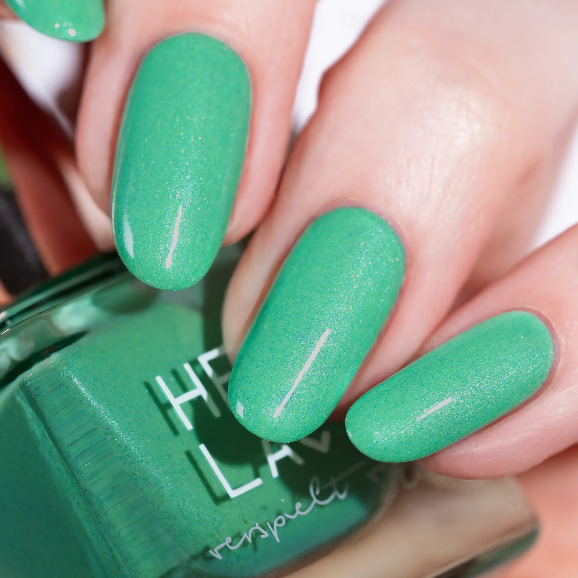herzlack-minzgl-ckchen-nagellack-mint-t-rkis-mit-gr-n-schimmer-11-ml image 2