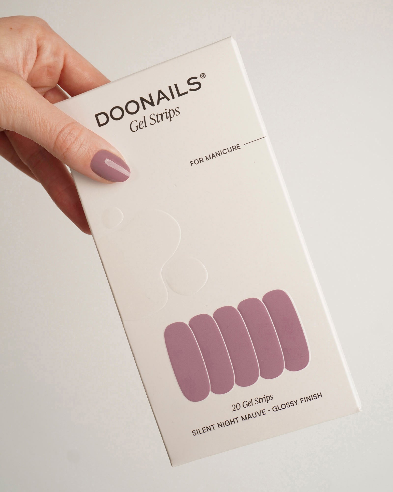 doonails-silent-night-mauve-uv-gel-strips image 3