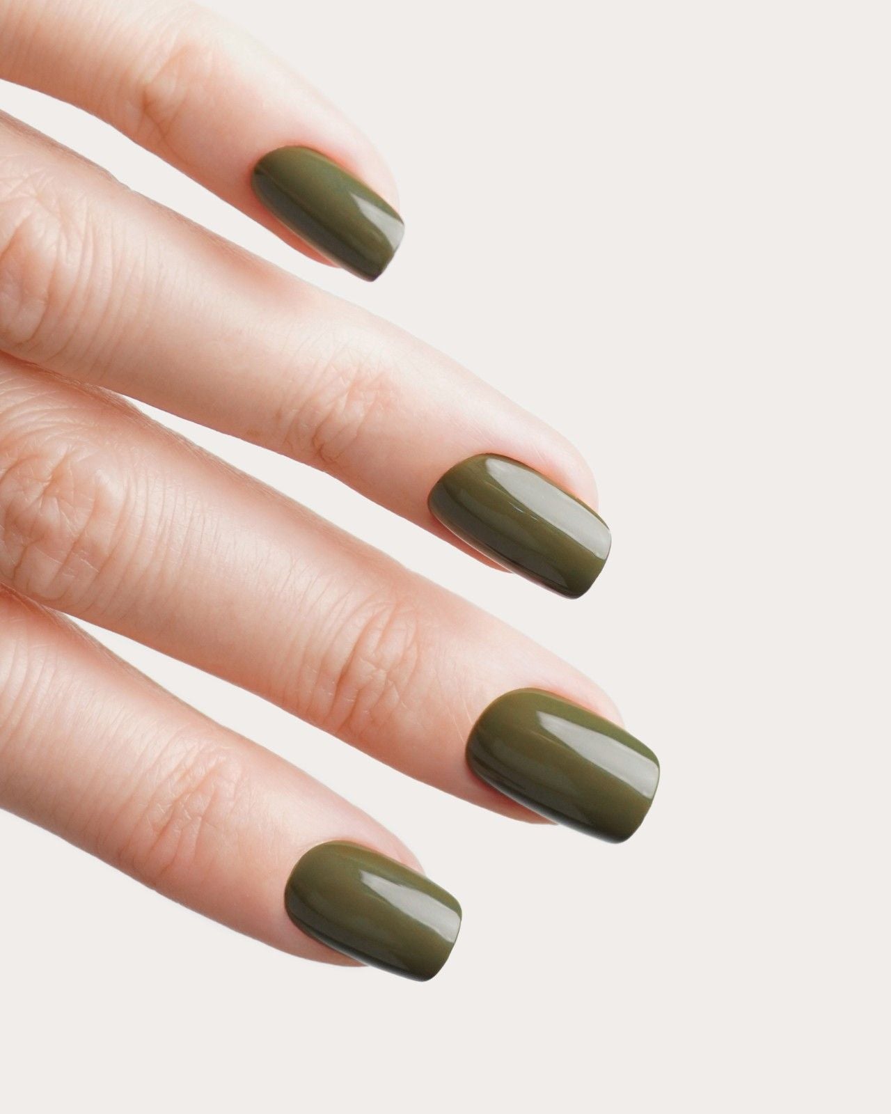 doonails-moss-green-short-square-soft-gel-press-ons image 2