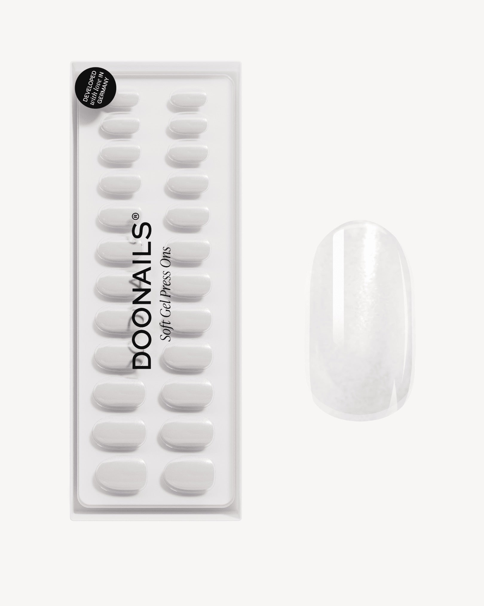 doonails-milkshake-medium-round-soft-gel-press-ons image 1