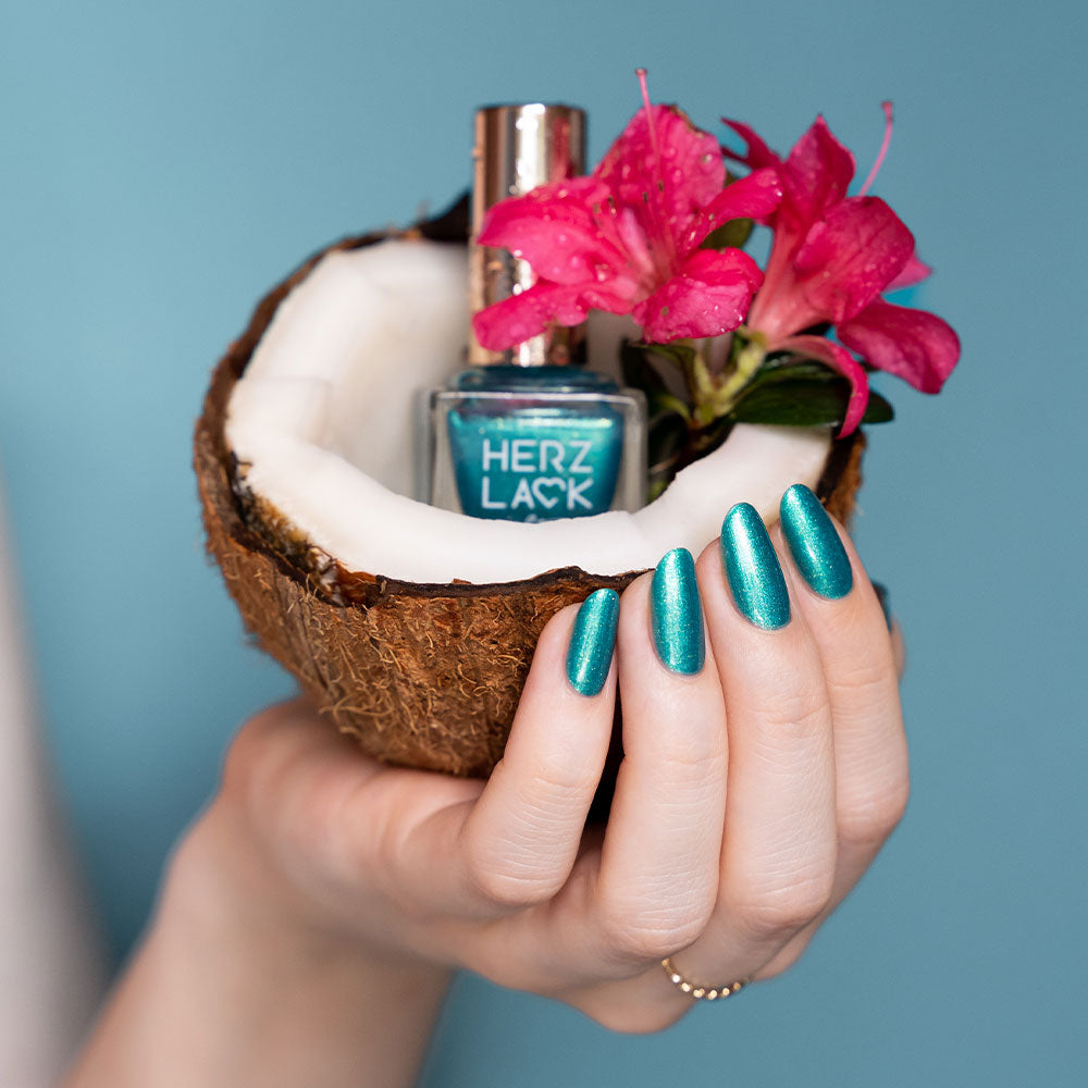 herzlack-tropicana-exotisch-tropisch-veganer-nagellack-t-rkis-mit-glitzer-und-du image 8