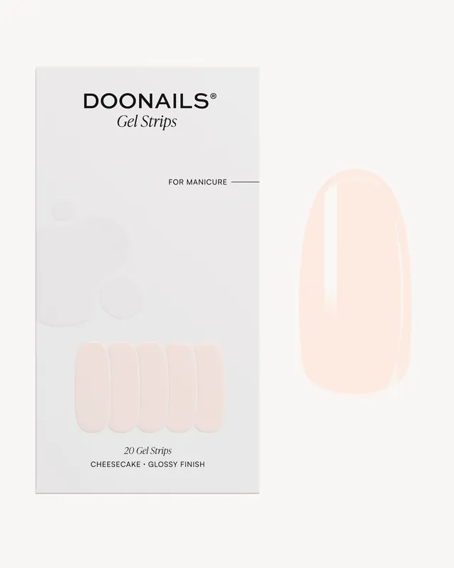 doonails-cheesecake-uv-gel-strips-cremiges-wei-auch-f-r-zehenn-gel image 1