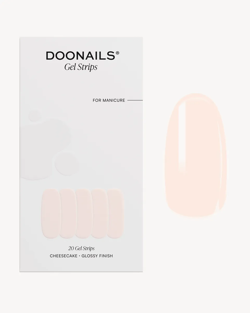 doonails-cheesecake-uv-gel-strips-cremiges-wei-auch-f-r-zehenn-gel image 1