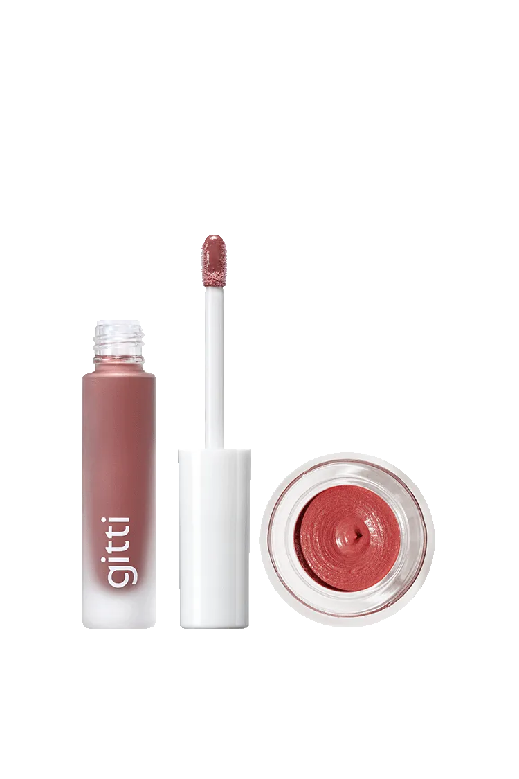 gitti-lip-cheek-duo-set-lip-glaze-4-5-ml-velvet-cheeks-3-ml image 1