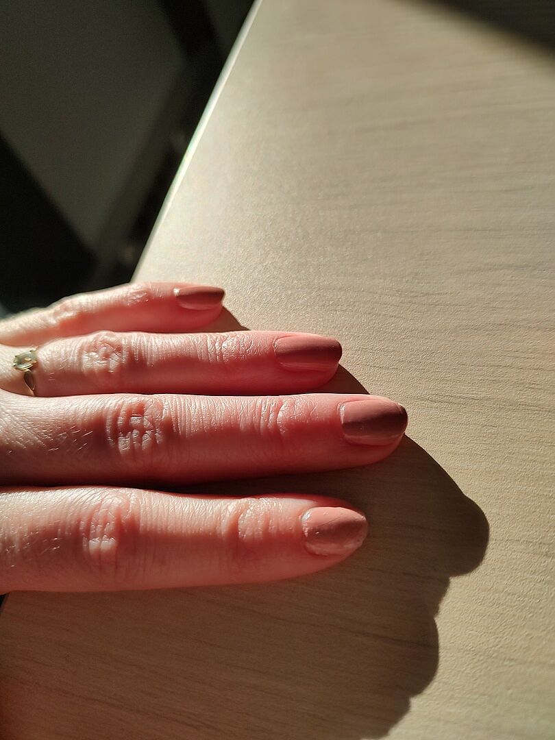 Schöne Farbe, Ecken empfindlich