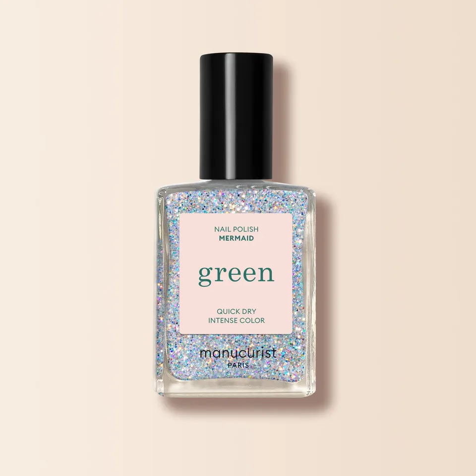 manucurist-green-mermaid-nagellack-holografischer-glitzer image 1