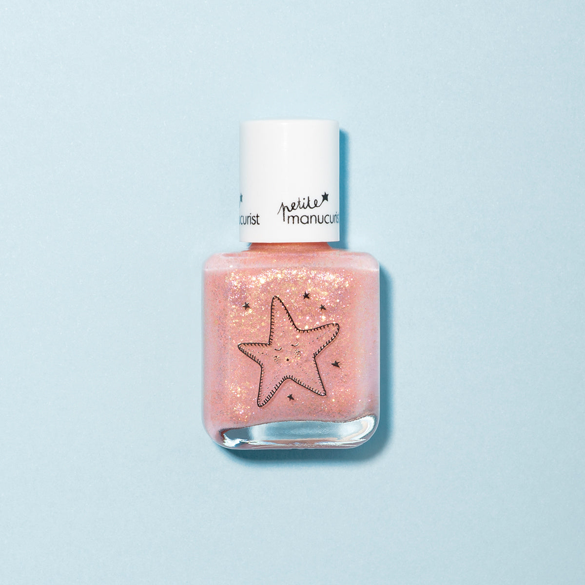 manucurist-stella-der-seestern-kindernagellack-in-blassrosa-mit-glitzer image 1