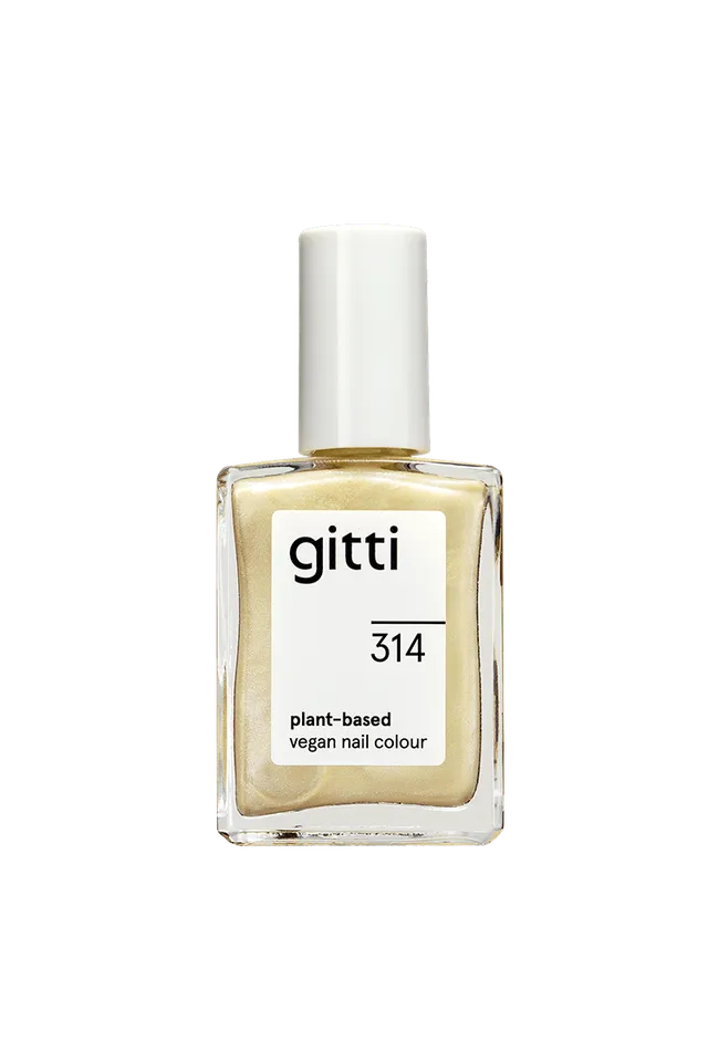 gitti-no-314-pflanzenbasierter-nagellack-metallic-champagner image 1