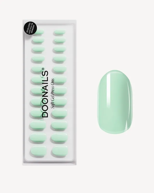 doonails-cute-cucumber-medium-round-soft-gel-press-ons image 1