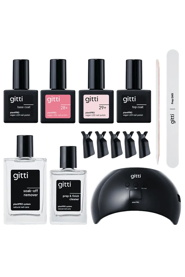 gitti-plantpro-system-lampe-komplettes-gel-nagel-set-9-teilig image 1