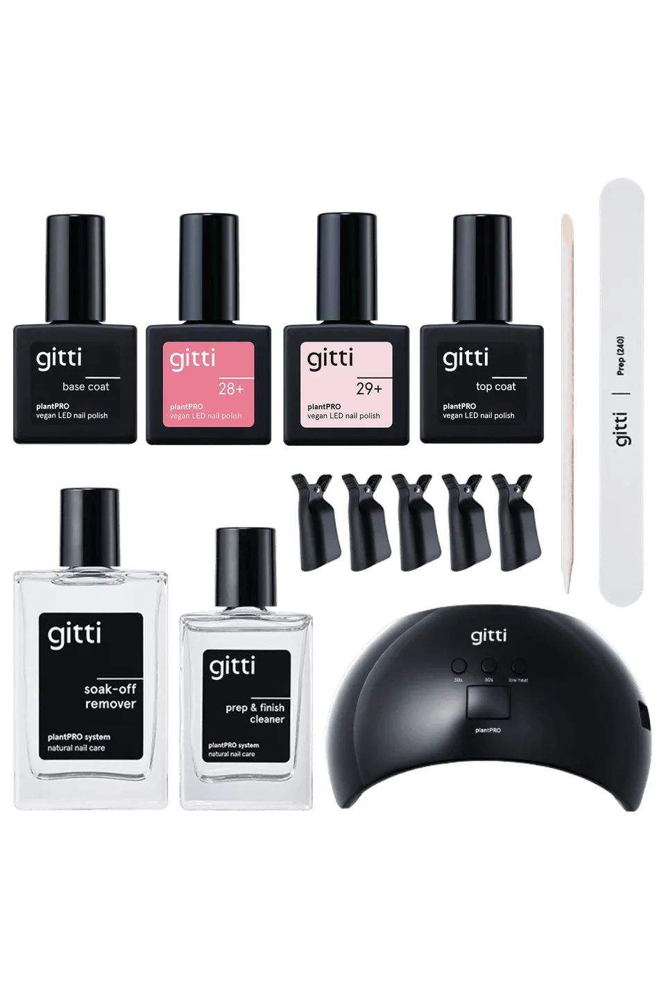 gitti-plantpro-system-lampe-komplettes-gel-nagel-set-9-teilig image 1