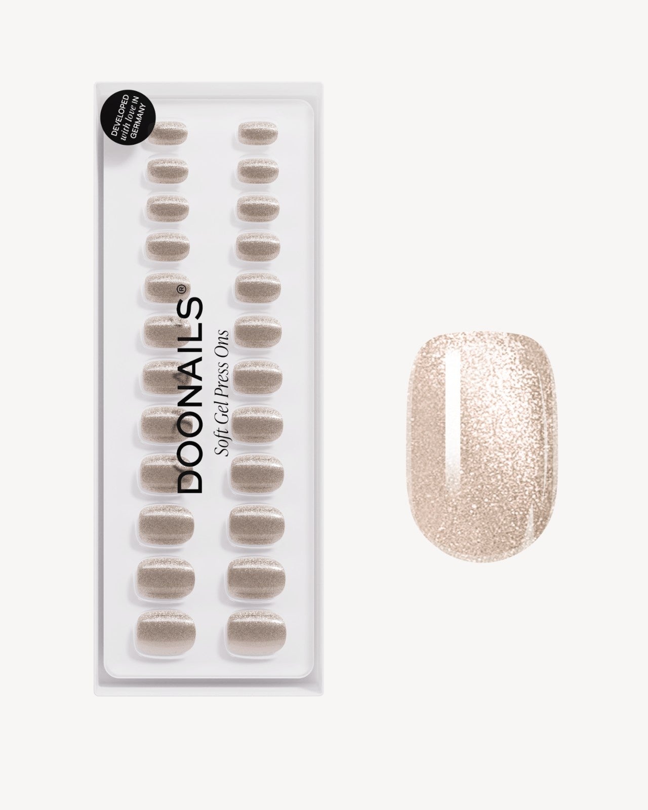 doonails-champagne-cat-eye-extra-short-square-soft-gel-press-ons image 1