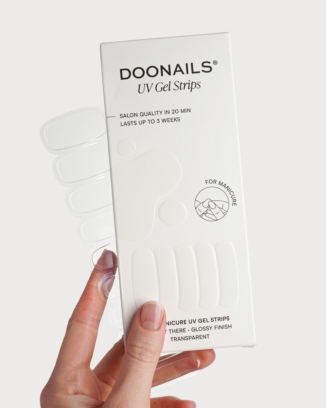 doonails-barely-there-uv-gel-strips-transparent-hochglanz image 3