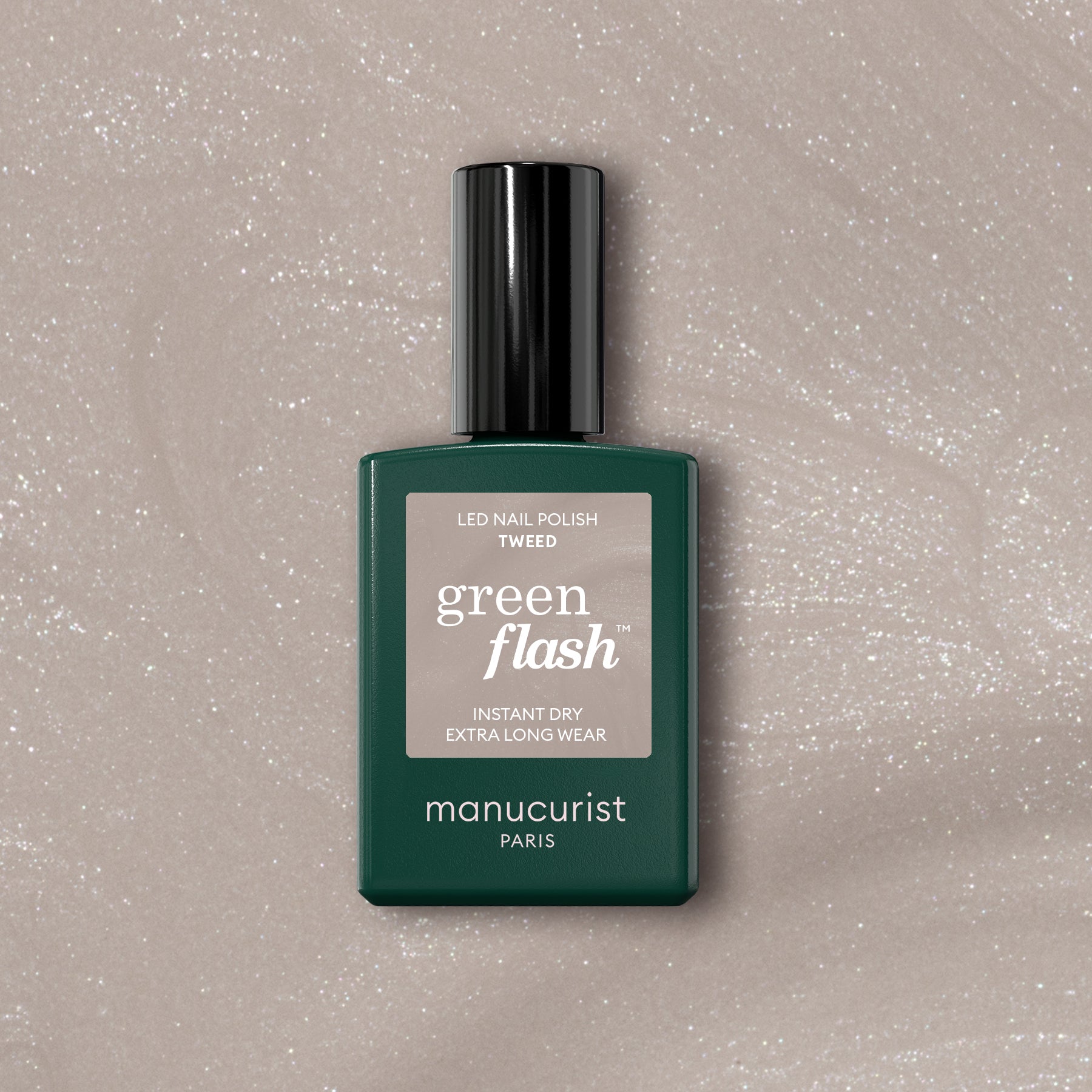 manucurist-green-flash-tweed-semipermanent-nagellack-grau-beige-perlglanz image 1