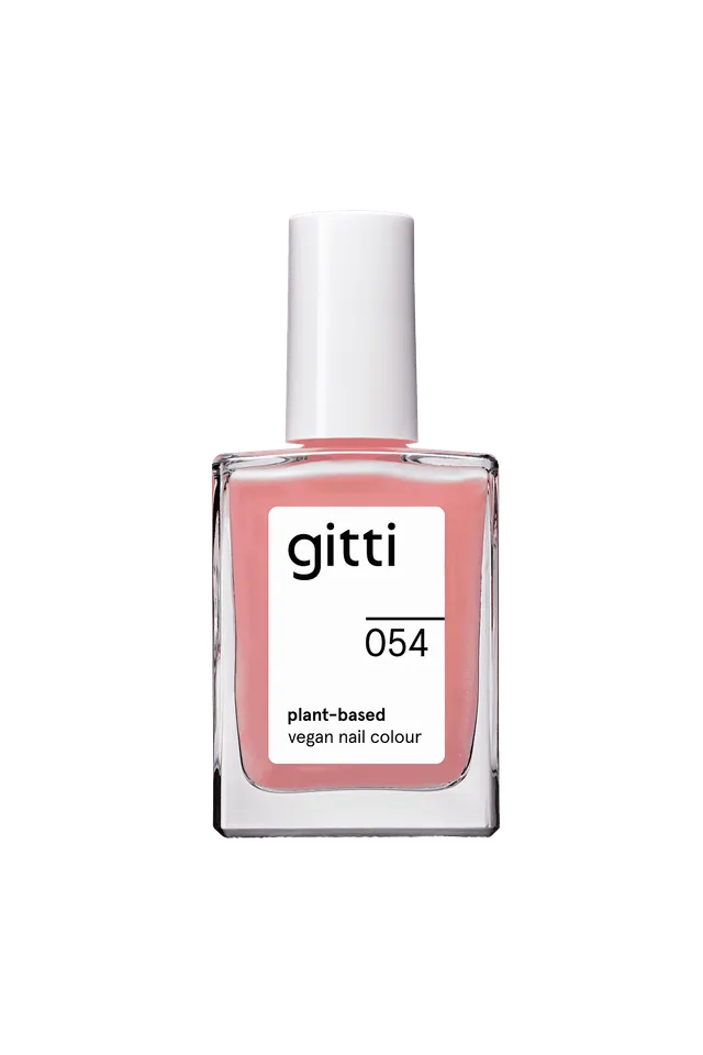 gitti-no-054-plant-based-nail-polish-strawberry-pink-schimmer image 1
