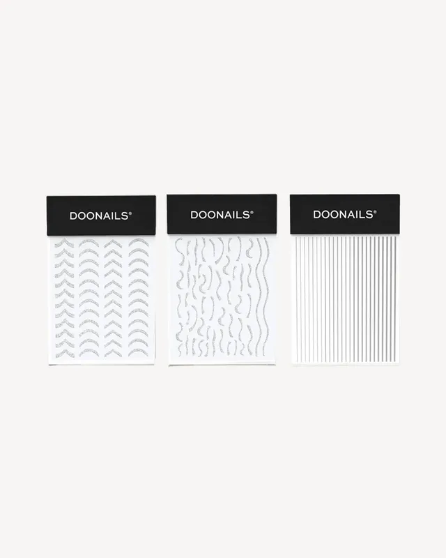 doonails-nagelsticker-set-silver-edition-nagelsticker image 1