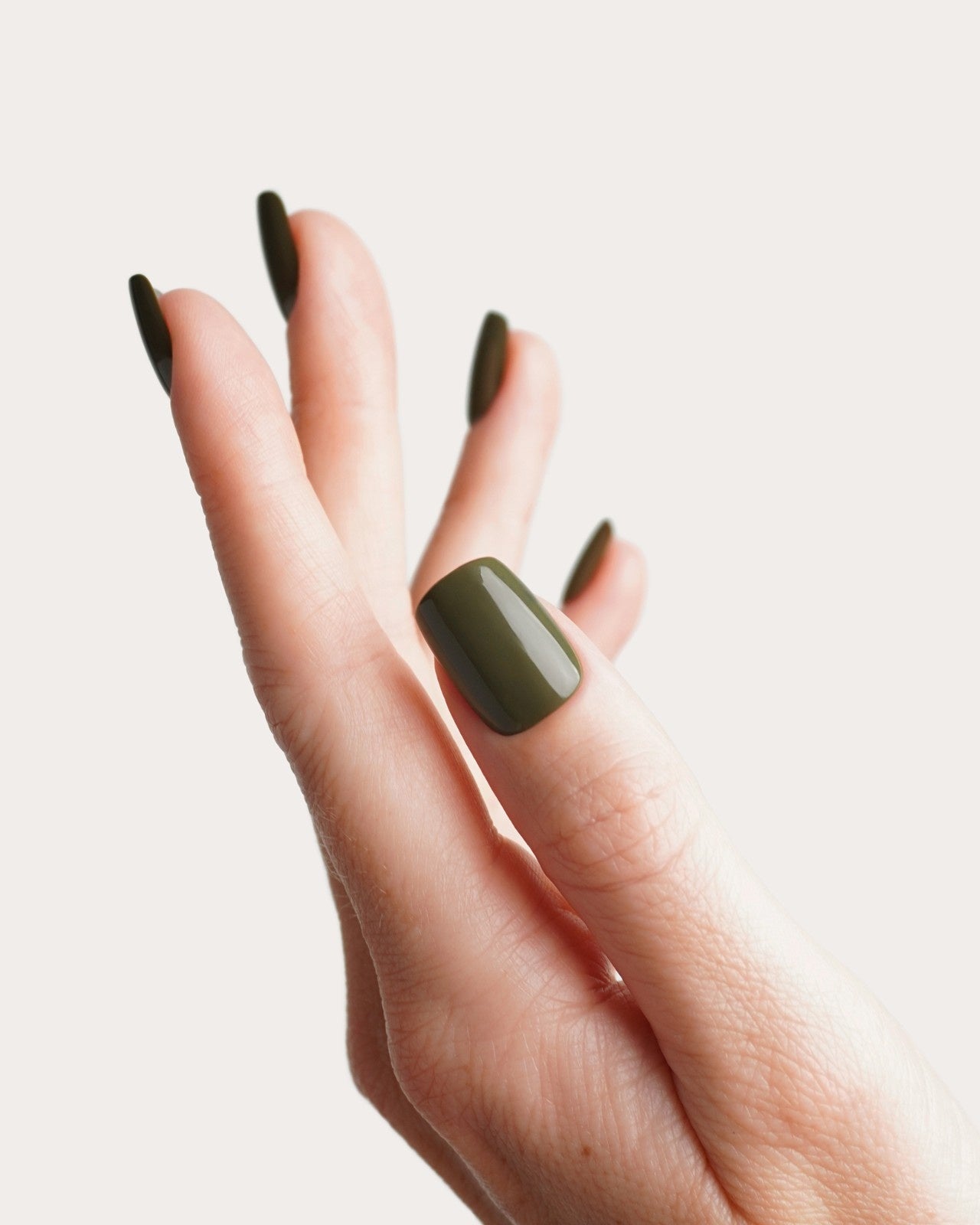 doonails-moss-green-short-square-soft-gel-press-ons image 4