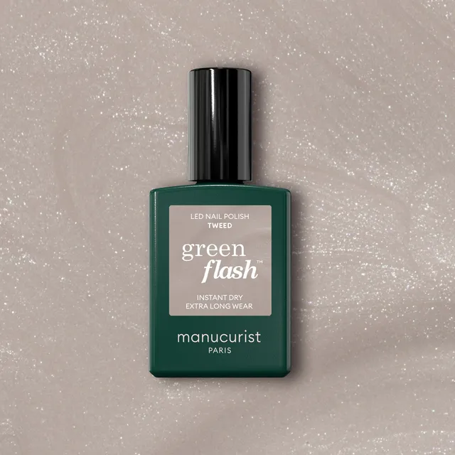 manucurist-green-flash-tweed-semipermanent-nagellack-grau-beige-perlglanz image 1
