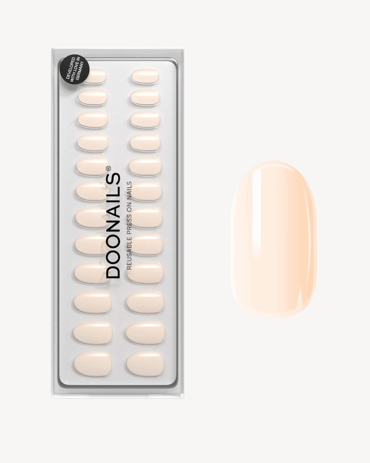 doonails-cheesecake-medium-round-soft-gel-press-ons image 1