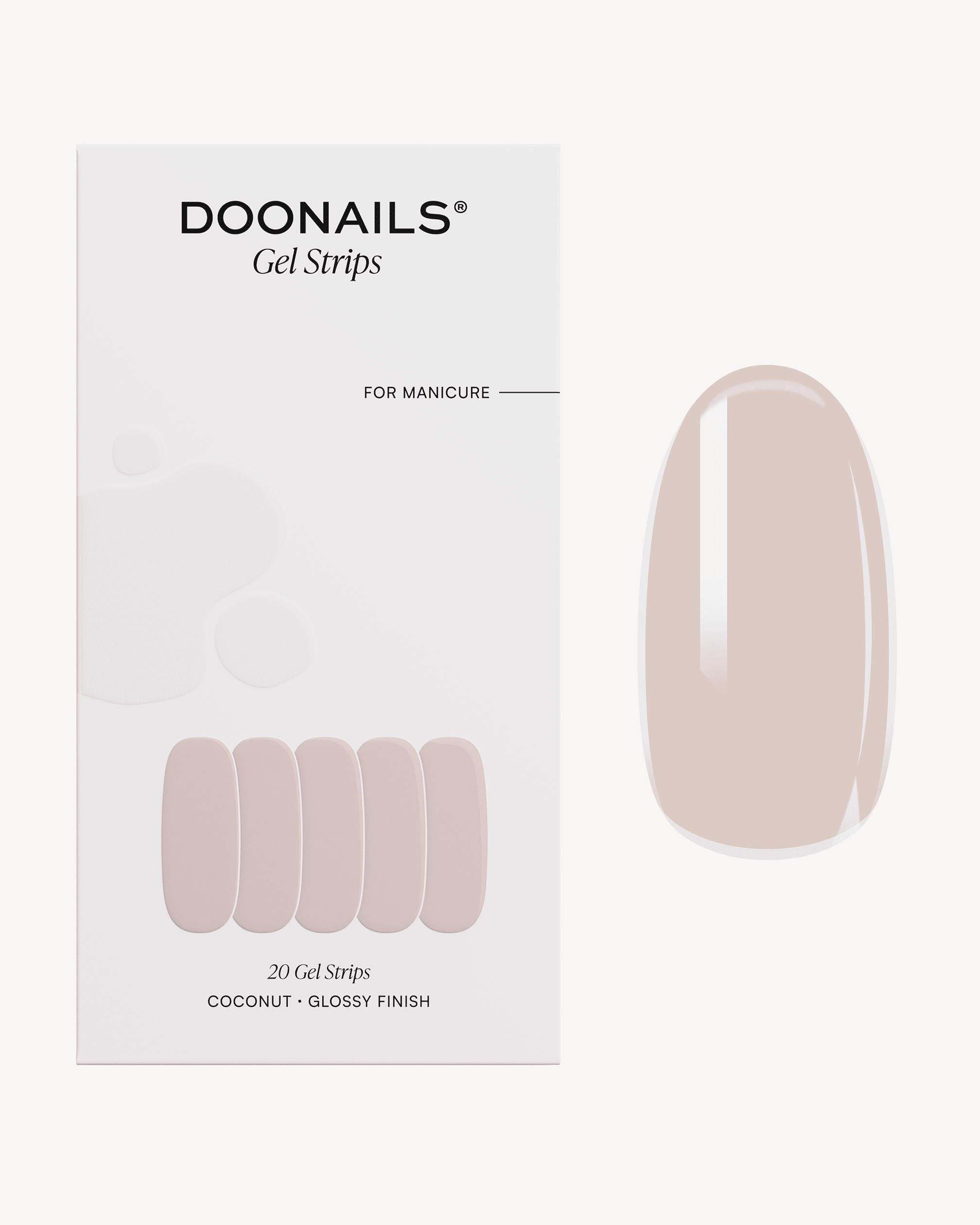 doonails-coconut-uv-gel-strips-nude-tropen-ton image 1