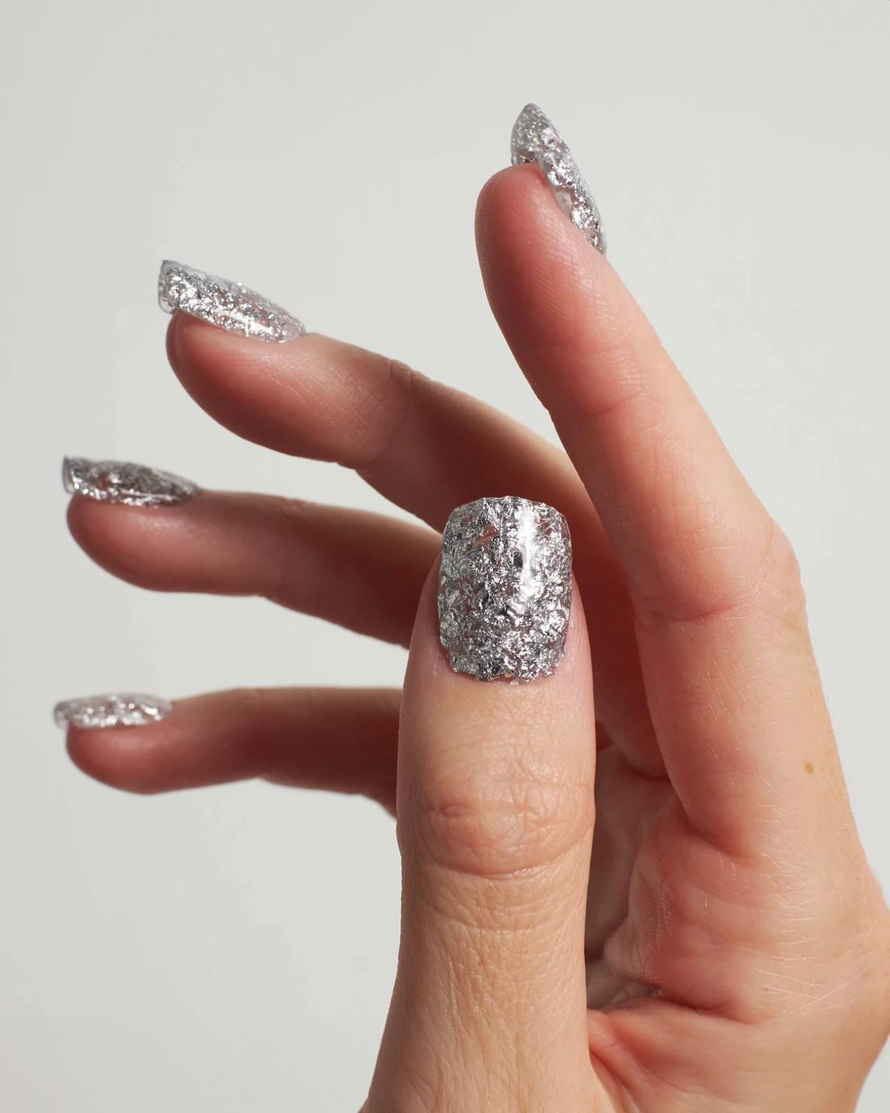 doonails-silver-flakes-dipping-powder-silber-glitzer-powder image 2
