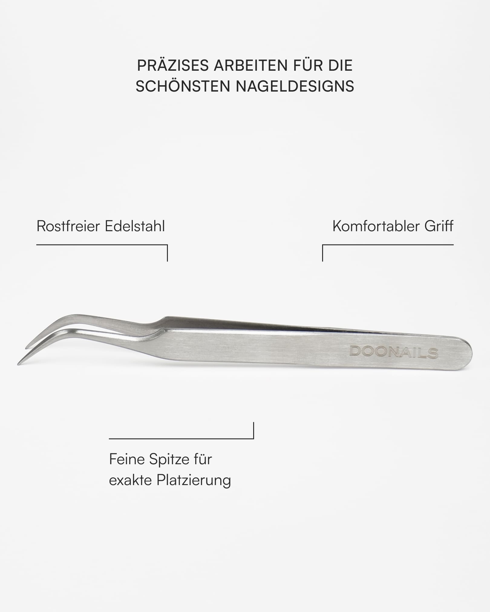 doonails-nailart-pinzette-pr-zisionspinzette-aus-edelstahl image 2
