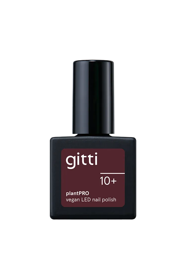 gitti-no-10-plantpro-gel-nail-polish-dark-berry image 1