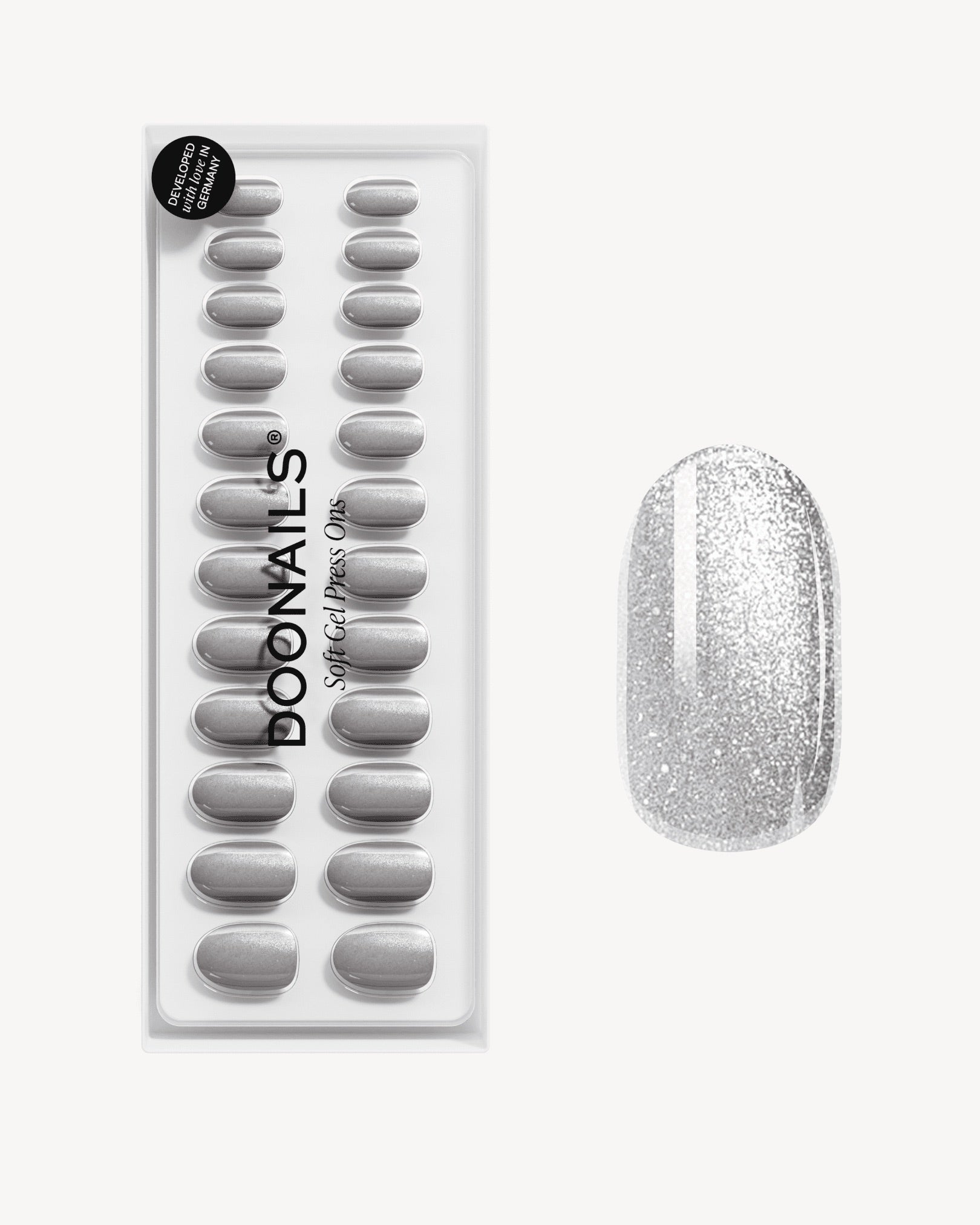 doonails-grey-cat-eye-medium-round-soft-gel-press-ons image 1