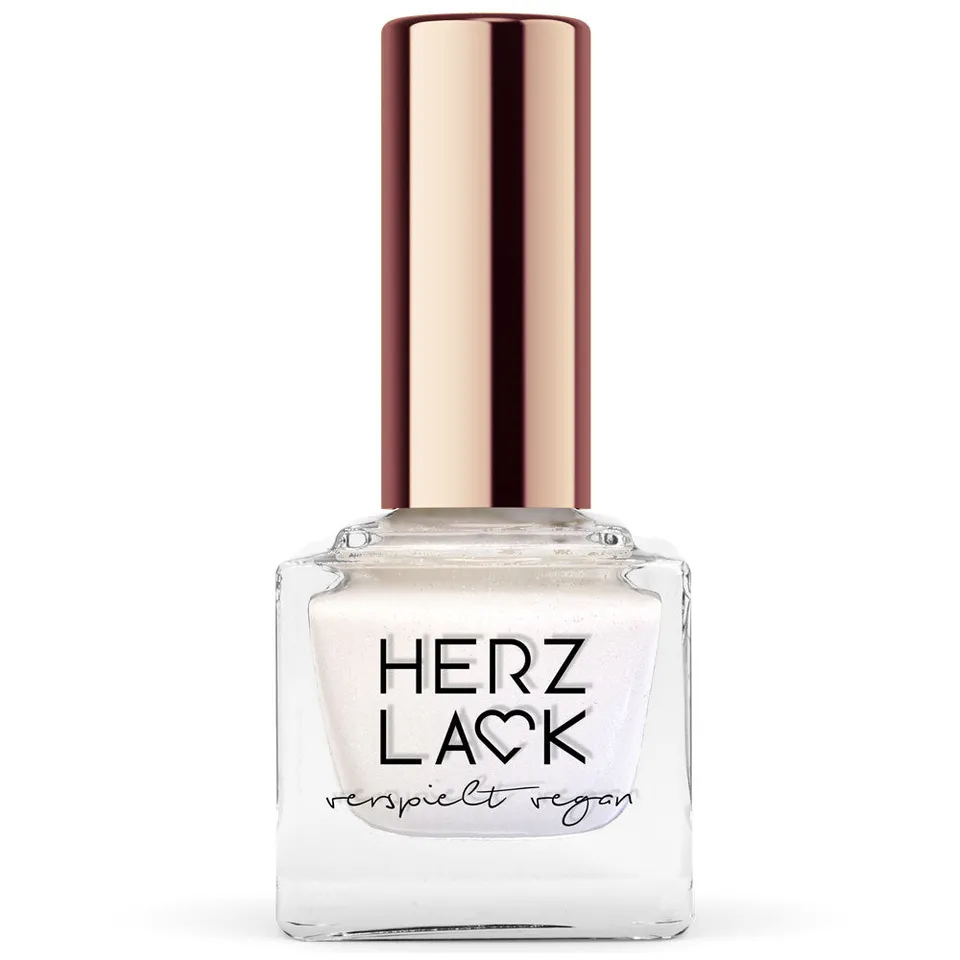 herzlack-schwanenfeder-veganer-nagellack-ivory-wei-schimmer-glitzer-11ml image 1