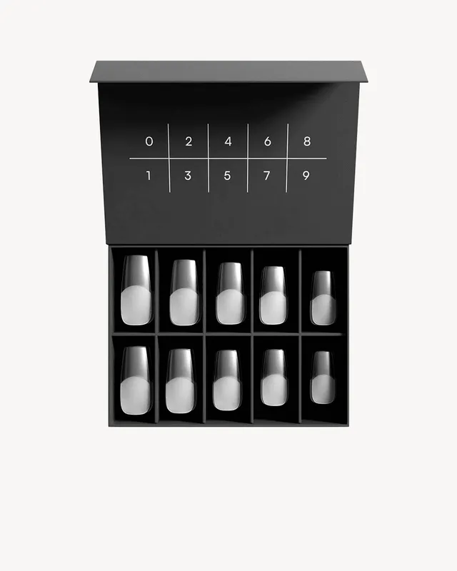 doonails-fake-tips-100-stk-full-half-cover-transparent image 1