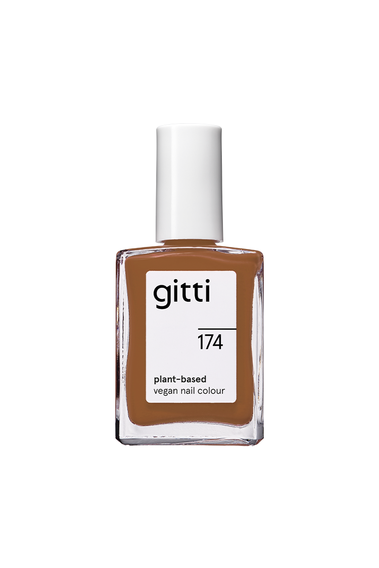 gitti-no-174-pflanzenbasierter-nagellack-erdiges-braun image 1