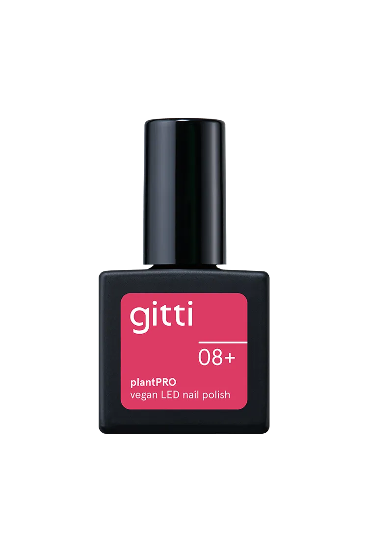 gitti-no-08-plantpro-gel-nail-polish-strahlendes-pink image 1