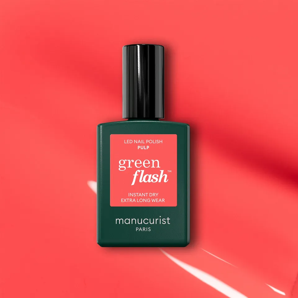 manucurist-green-flash-pulp-semi-permanenter-nagellack-in-korallrosa image 1