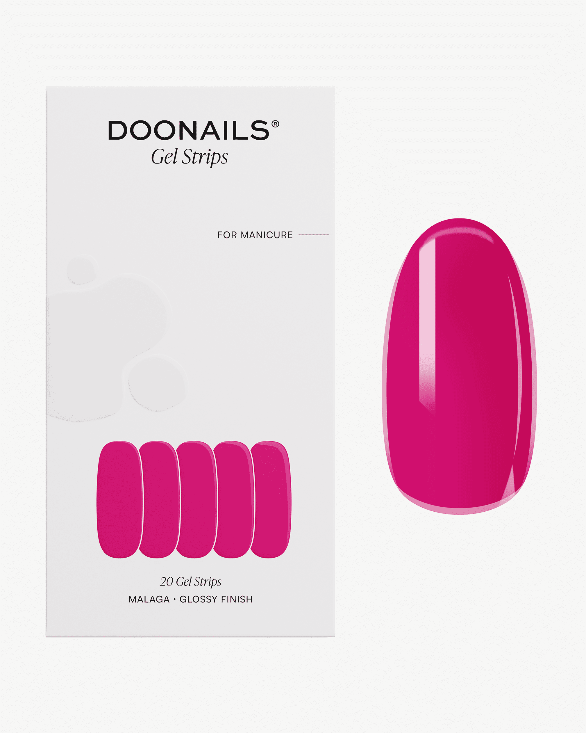 doonails-malaga-uv-gel-strips-strahlendes-pink image 1