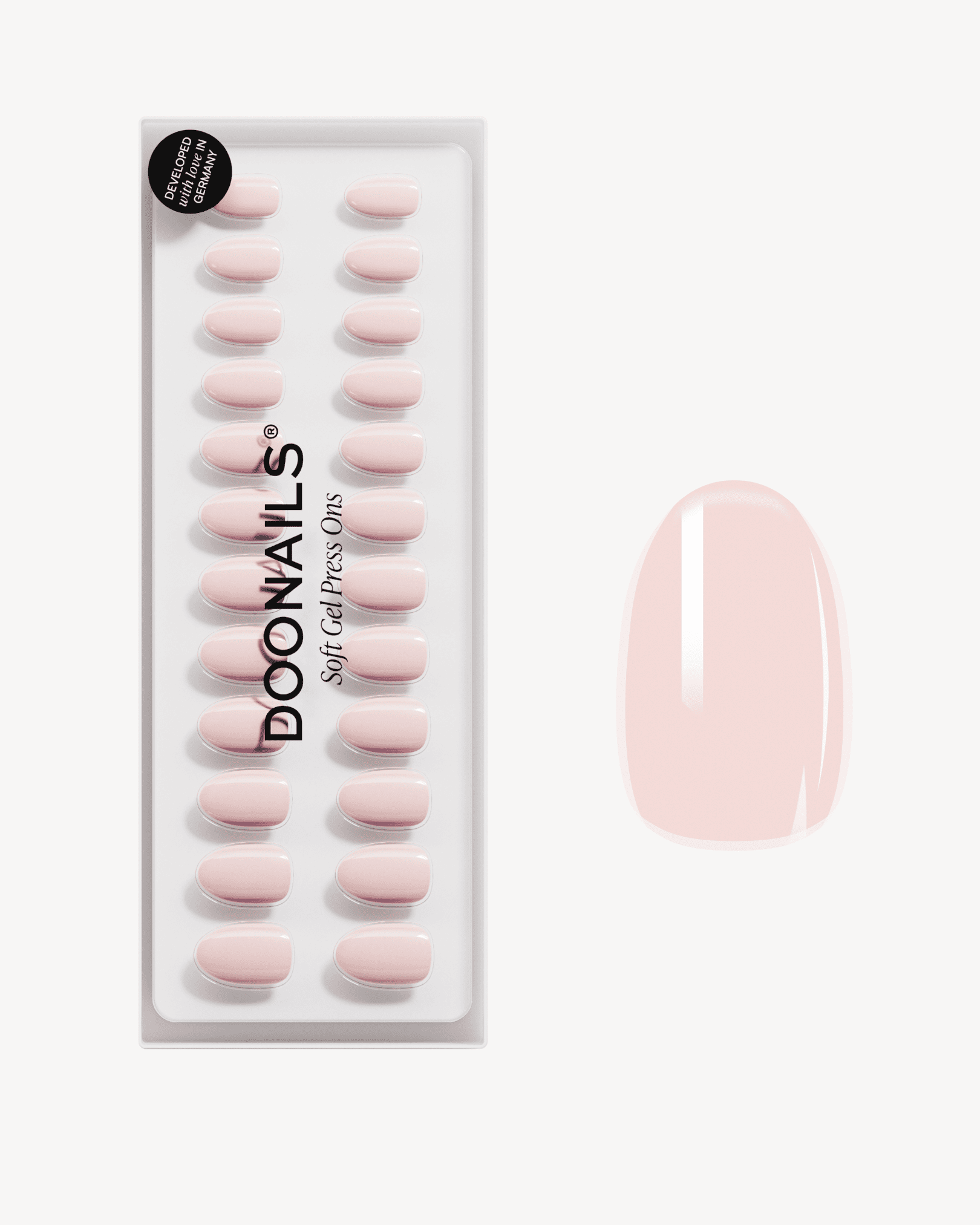 doonails-ballerina-short-round-soft-gel-press-ons-soft-gel-press-on-n-gel-in-ros image 1