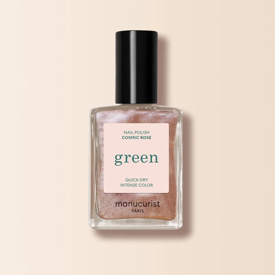 manucurist-green-cosmic-rose-nagellack-champagnerros-schimmer image 1
