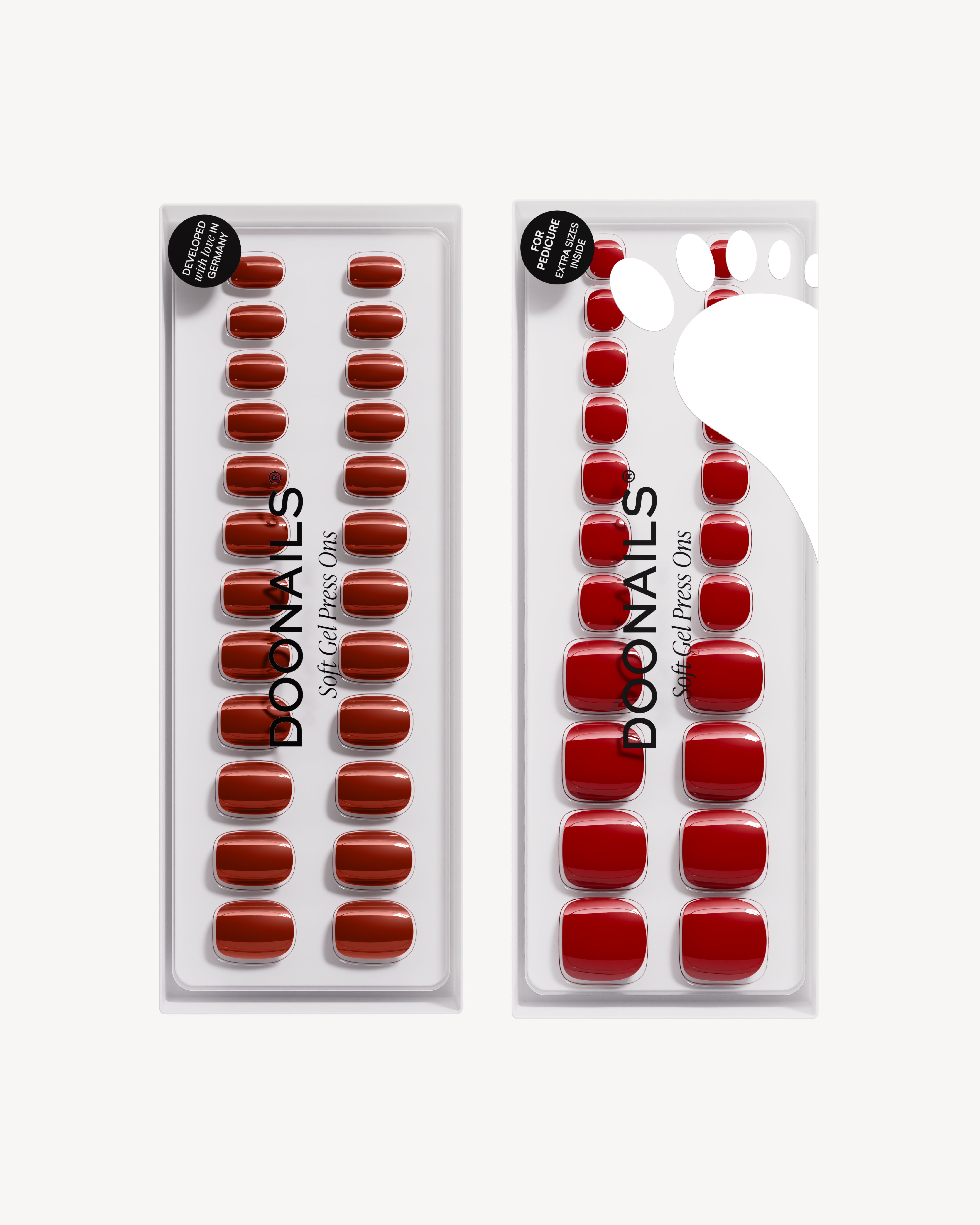 doonails-mon-cheri-extra-short-square-mani-pedi-set-soft-gel-press-ons image 1