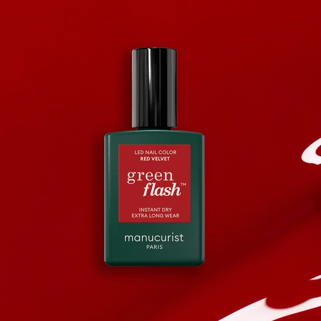 manucurist-green-flash-red-velvet-semi-permanenter-gel-nagellack-samtrot image 1